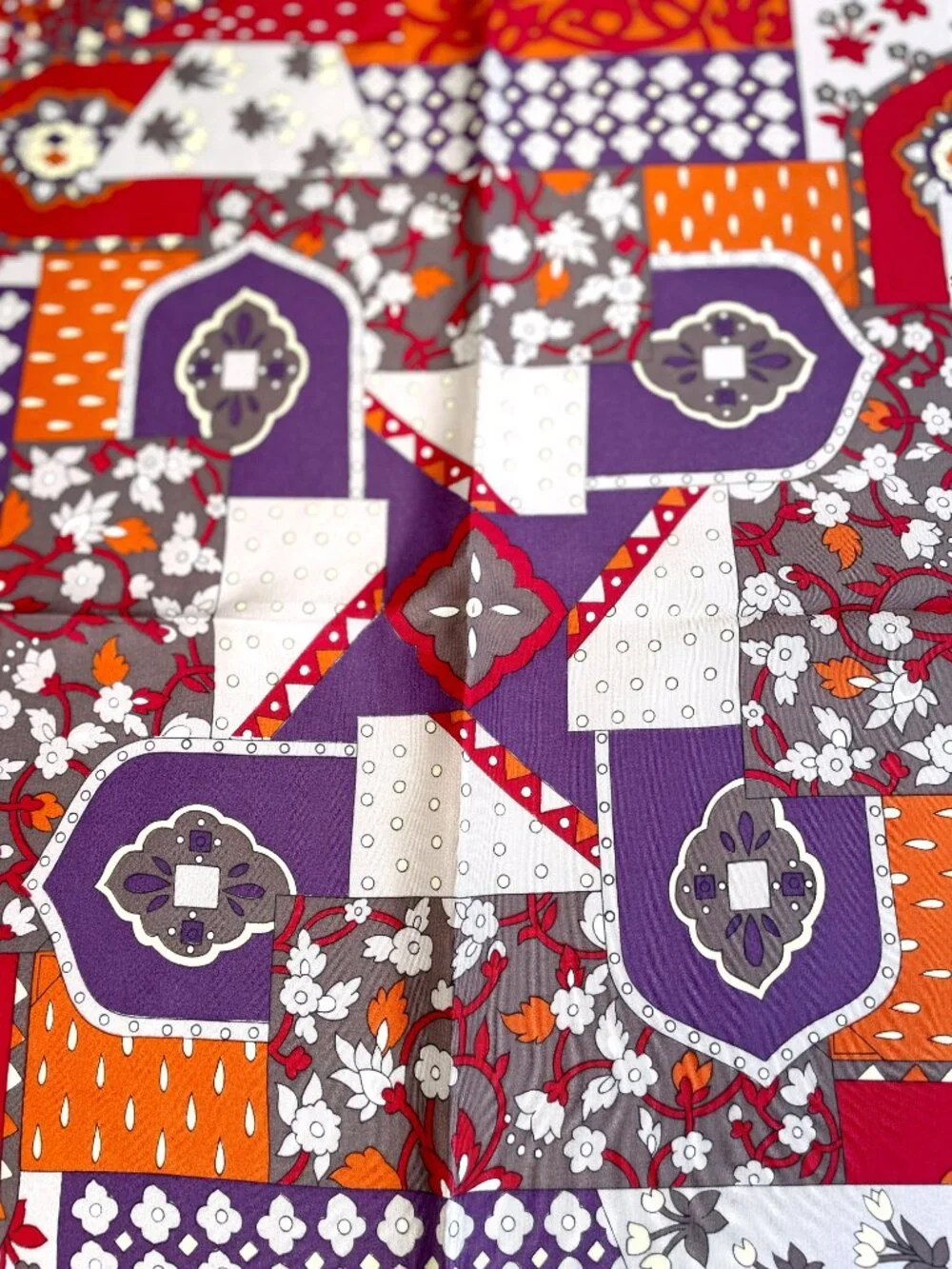 Vintage Jean Patou Silk Scarf NWT from the Famous Filene’s Basement in Boston